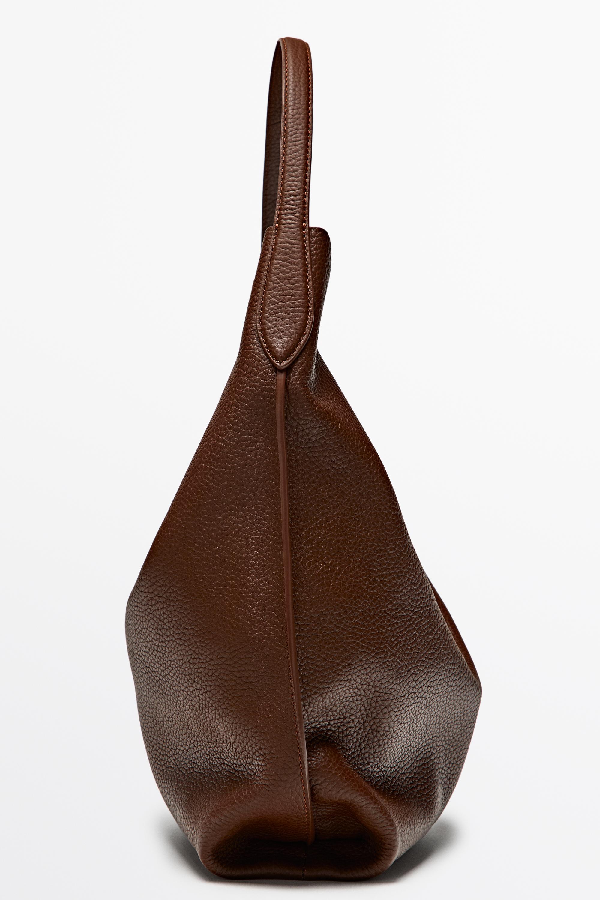 Medium nappa leather shoulder bag